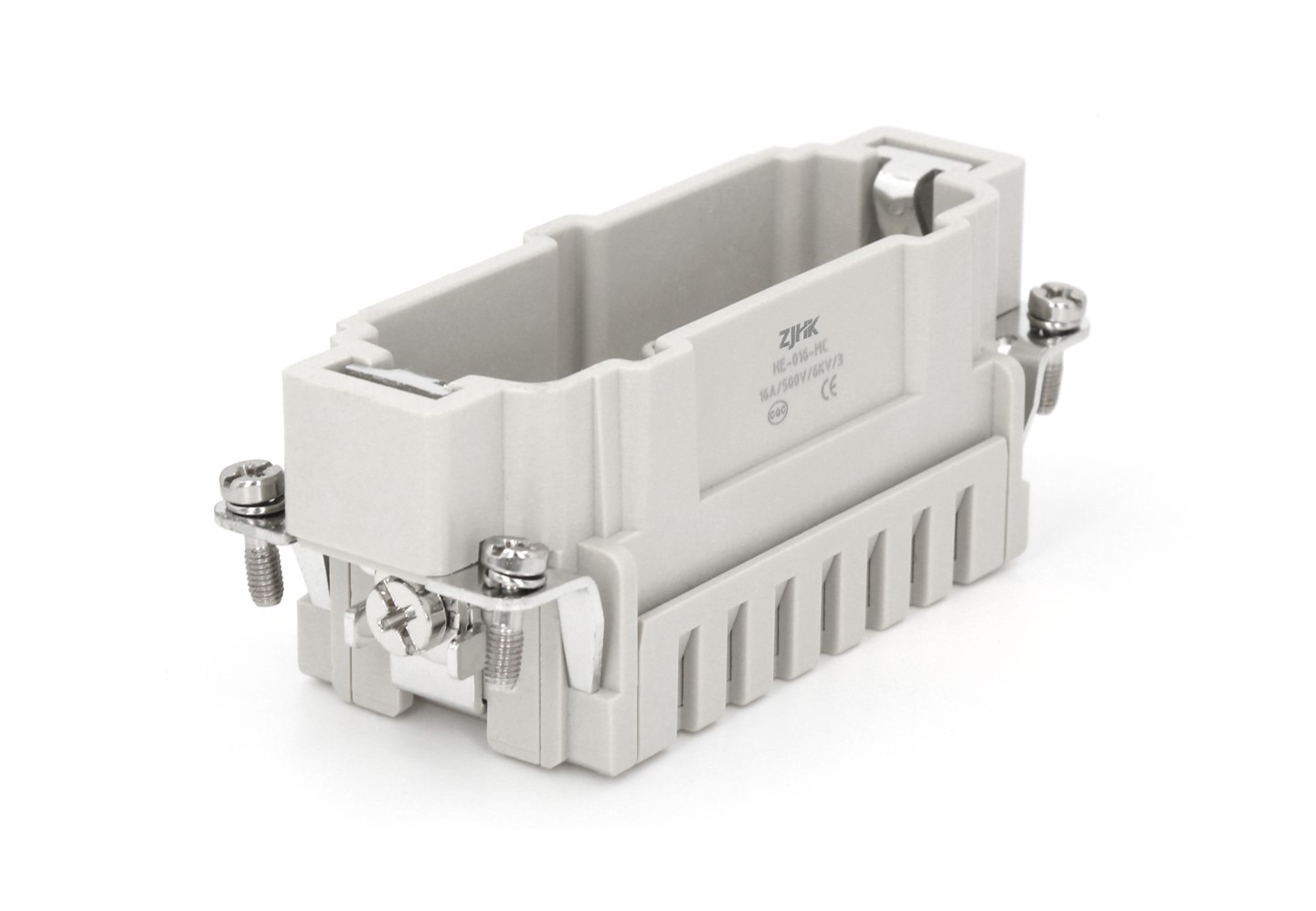 Connettore per carichi pesanti con terminale a crimpare da 16 posizioni