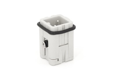 Spina maschio per carichi pesanti con morsetto a gabbia-serie sottile a 3 pin